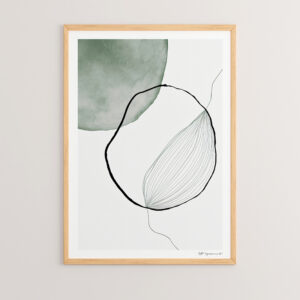 Wall art in frame Bereto Argos The Classic with digital print 33x1.5x48cm