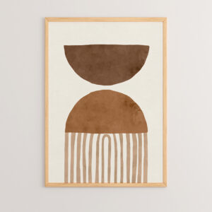 Wall art in frame Serby Argos The Classic with digital print 33x1.5x48cm