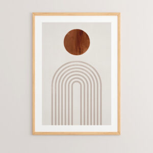 Wall art in frame Linoua Argos The Classic with digital print 33x1.5x48cm