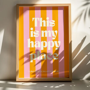 Wall art in frame Happo Argos The Classic with digital print 33x1.5x48cm