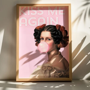 409 000072 Wall art in frame Kister Argos The Classic with digital print 33x1.5x48cm