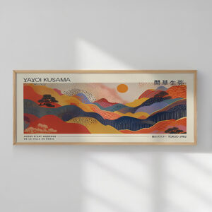 Wall art in frame Colory Argos The Classic with digital print 120x2x50cm