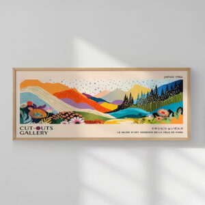409 000104 Wall art in frame Garby Argos The Classic with digital print 70x2x33cm