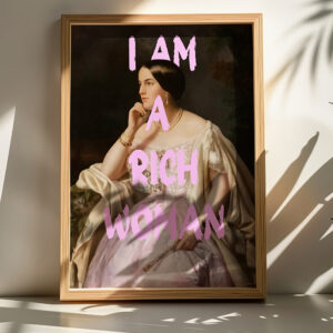 Wall art in frame Richy Argos The Classic with digital print 50x2x70cm