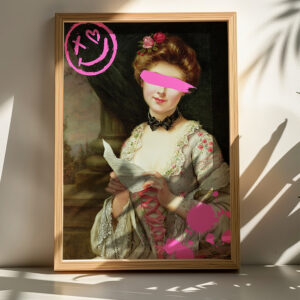Wall art in frame Elenda Argos The Classic with digital print 50x2x70cm