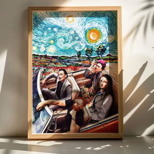 Wall art in frame Heavento Argos The Classic with digital print 50x2x70cm