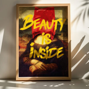 Wall art in frame Loveser Argos The Classic with digital print 50x2x70cm