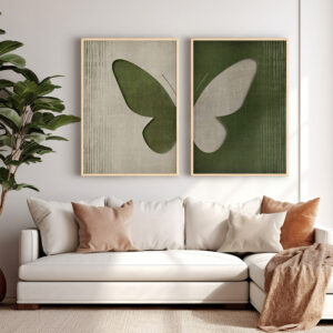 409 000150 Wall art in frame Obsen Argos The Classic diptyque with digital print 33x1.5x48cm