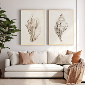 409 000157 Wall art in frame Hanzel Argos The Classic diptyque with digital print 33x1.5x48cm