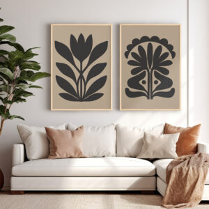 Wall art in frame Tianta Argos The Classic diptyque with digital print 33x1.5x48cm