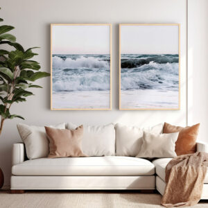 Wall art in frame Kaleria Argos The Classic diptyque with digital print 33x1.5x48cm