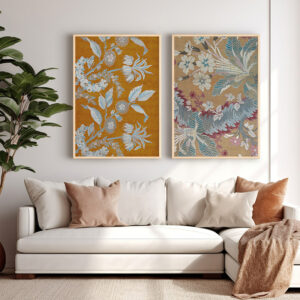 Wall art in frame Fanea Argos The Classic diptyque with digital print 33x1.5x48cm