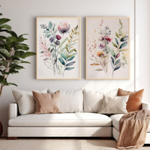 Wall art in frame Jeremy Argos The Classic diptyque with digital print 33x1.5x48cm
