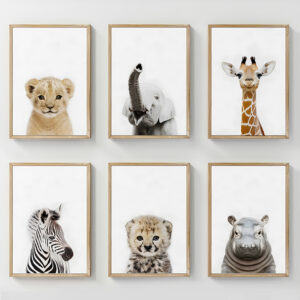Wall art in frame Loriel Argos The Classic six-panel with digital print 33x1.5x48cm