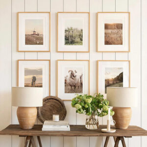 Wall art in frame Kaelis Argos The Classic six-panel with digital print 33x1.5x48cm