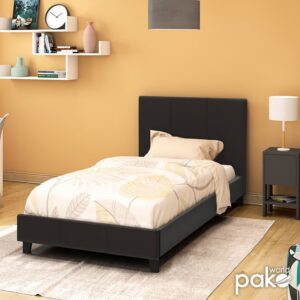 006 000014 1 Bed Nevil Argos The Classic PU black matte 100x200