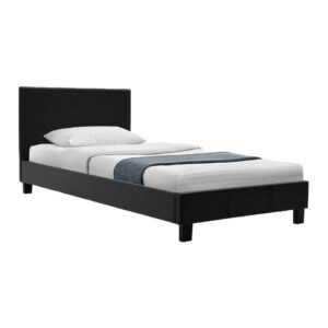 006 000014 Bed Nevil Argos The Classic PU black matte 100x200