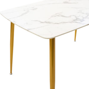 029 000086 3 Dining table Paris Argos The Classic glass 8mm marble pattern-golden 120x80x75cm