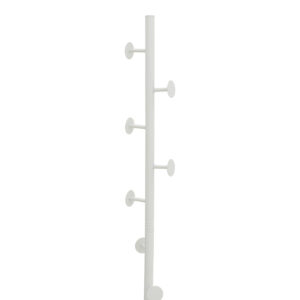 029 000228 1 Coat stand Kroker Argos The Classic white metal 30x30x173cm