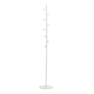 029 000228 Coat stand Kroker Argos The Classic white metal 30x30x173cm