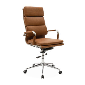 Manager office chair Tokyo Argos The Classic with pu brown tabac antique colour
