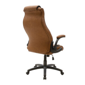033 000013 1 Manager office chair Bear Argos The Classic with pu brown tabac antique-black colour