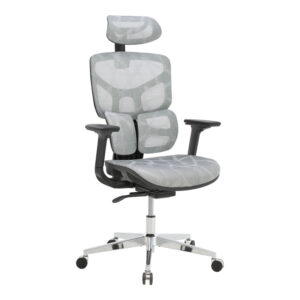 Director's office chair Karlo Argos The Classic white-black mesh fabric 72x70x112cm