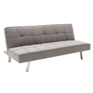 3 seater sofa-bed Travis Argos The Classic with fabric in gray color 175x83x74cm