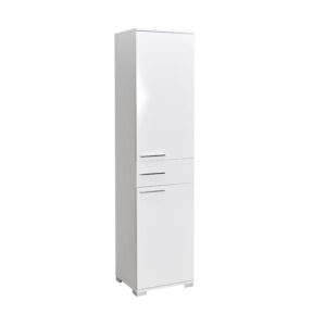 Chad Argos The Classic wardrobe with drawers white gloss 45x40x188cm