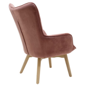 046 000006 2 Armchair Kido Argos The Classic velvet rotten apple color
