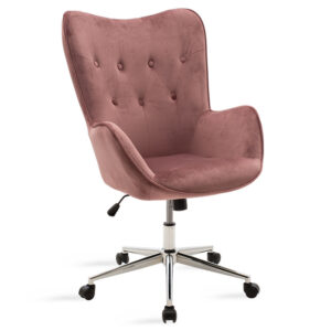 046 000014 Manager office chair Kido Argos The Classic in rotten apple velvet color