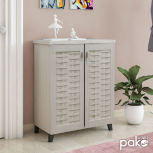 049 000002 Shoe cabinet MANTAM Argos The Classic 12 pairs white-grey 78x40x92 cm