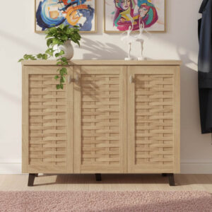 049 000004 Shoe cabinet MANTAM Argos The Classic 16 pairs sonoma 115.5x40x92cm