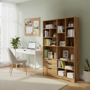 Bookcase Lucinda  Argos The Classic oak 120x29.8x180.5cm