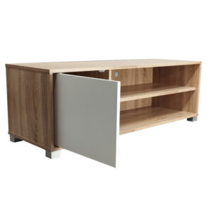 049 000080 2 TV cabinet Ellon Argos The Classic melamine sonoma-white 120x40x41cm