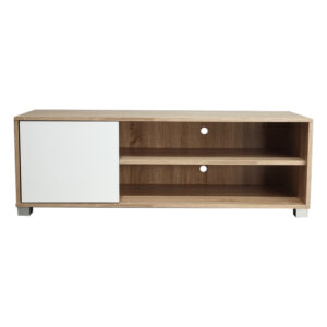 049 000080 3 TV cabinet Ellon Argos The Classic melamine sonoma-white 120x40x41cm