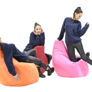 056 000012 1 Bean bag armchair Eco Argos The Classic waterproof grey