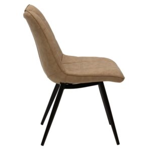 058 000048 1 Chair Nely Argos The Classic PU beige antique-black leg