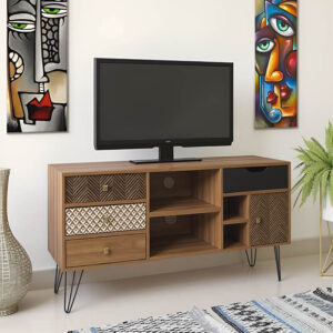 Tv unit Boho Argos The Classic in walnut color 120x39x64cm