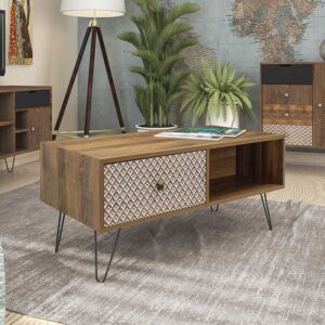 Coffee table dresser Boho Argos The Classic in walnut color 100x50x46cm