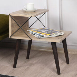 071 001532 Side table-bedside table Gather Argos The Classic sonoma-walnut 50x40x55cm