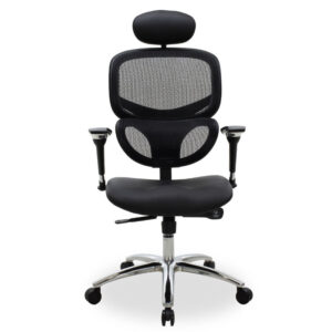 Manager office chair Freedom Argos The Classic SUPREME QUALITY mesh-pu in black colour