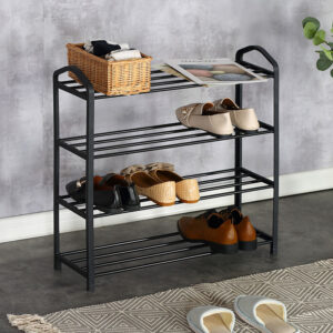 Shoe rack Ramon Argos The Classic 12 pairs black 62x20x62cm