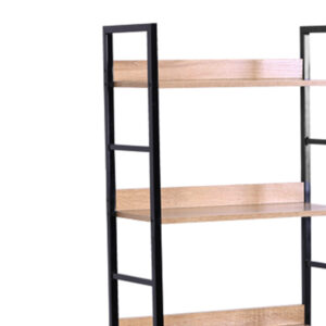 085 000022 2 Bookcase Ramon Argos The Classic natural-black steel 60x28x160cm