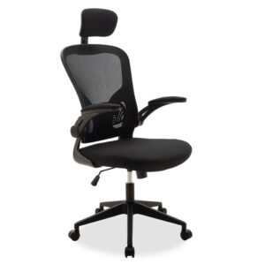 Manager office chair Ergoline Argos The Classic with fabric mesh in black colour