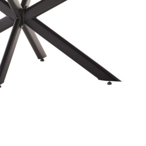101 000084 3 Dinning table Bethan Argos The Classic sintered stone grey cement - metal black leg design 180x90x75cm