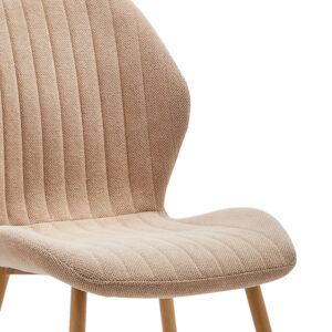 101 000086 2 Chair Fersity Argos The Classic beige fabric-natural metal leg 48x56.5x85.5xm