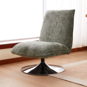 101 000119 1 Rotating chair Remona Argos The Classic green fabric-chrome legs 63x80x80εκ