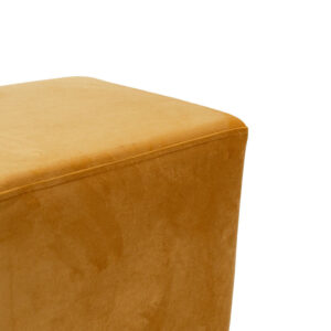 110 000034 2 Pyra Argos The Classic stool golden velvet - golden metal 39x39x41cm