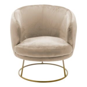 110 000052 3 Armchair Rony Argos The Classic velvet beige 78x75x82cm